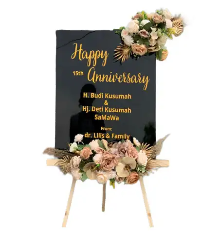 Papan Bunga Akrilik Sukorini