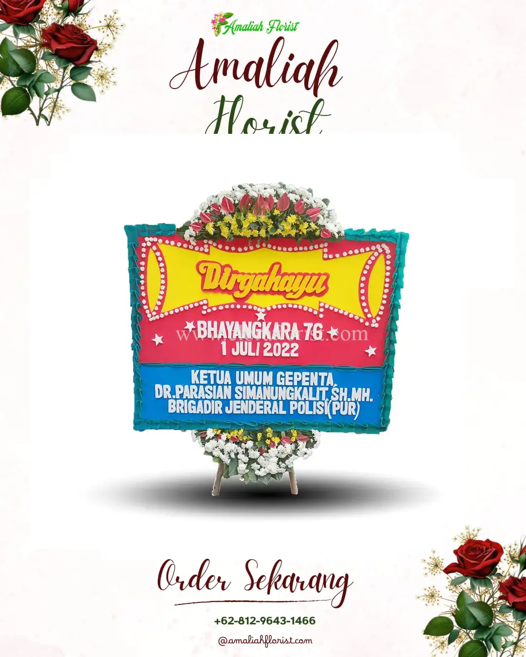 Papan Bunga HUT Ulang Tahun Sukorini